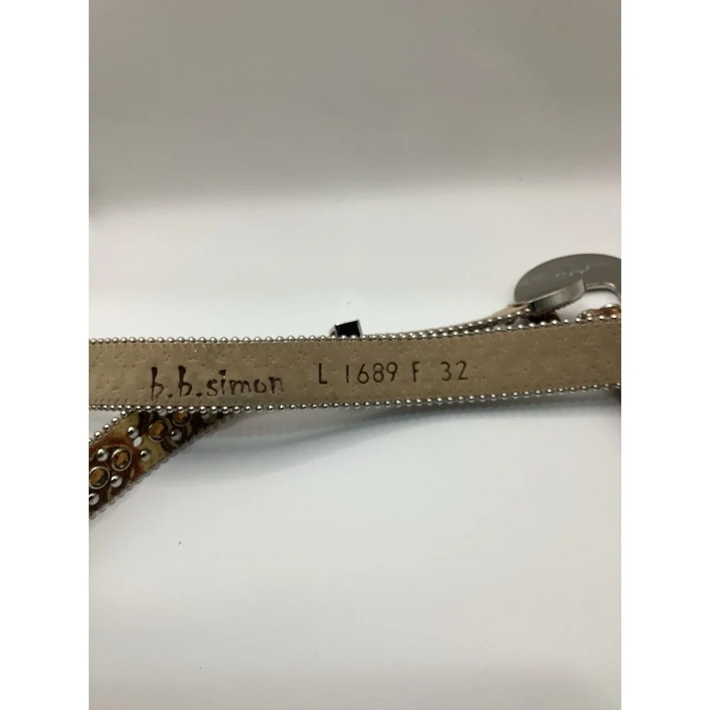 bb simon womens belt